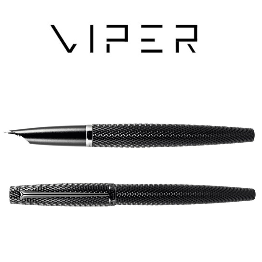 Pióro wieczne DIPLOMAT Viper guilloche F czarne