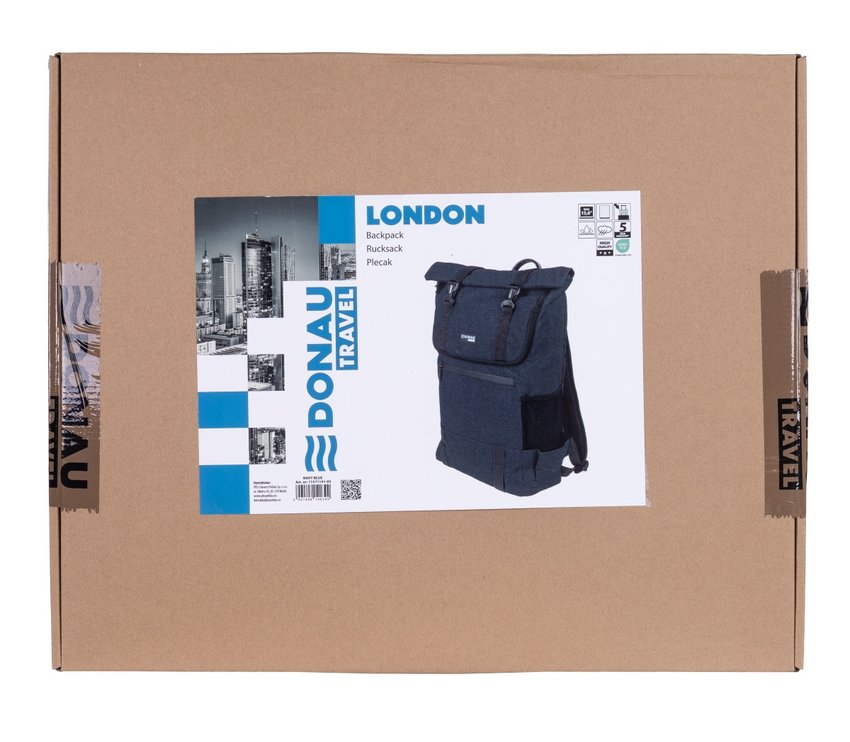 Plecak DONAU TRAVEL London 15,6" 18l granatowy