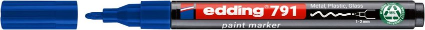 Marker olejowy e-791 EDDING PCR niebieski