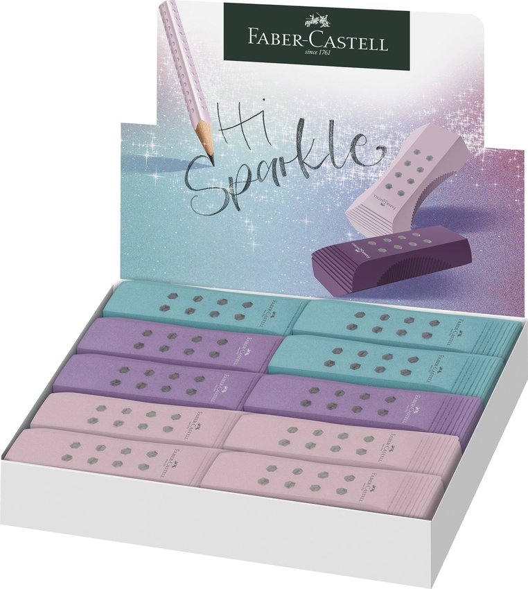 Gumka Do Ścierania Rollon Sparkle Cosmic Mix Kolorów Faber-Castell