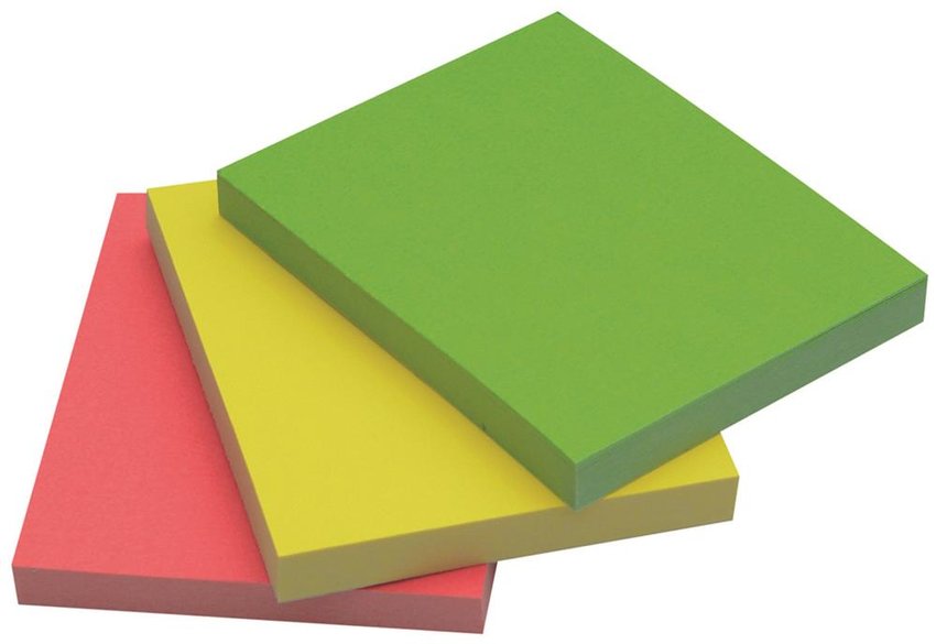 Bloczek Samoprzylepny Q-Connect 38X51mm 3X50 Kart. Neon Mix Kolorów