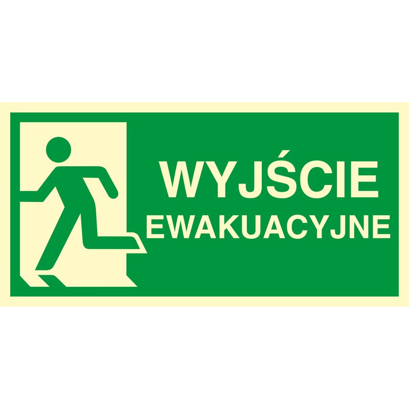 Znak TDC Kierunek Do Wyjścia Ewakuacyjnego – W Lewo 2  /TDC