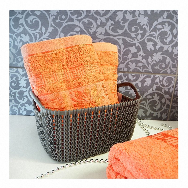 Koszyk prostokątny Curver Knit XS brązowoszary 226169