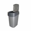 Kosz Flip Bin 10L Curver 186133 srebrny szary