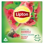Herbata Lipton Piramidki 20 Torebek Zielona Malina I Granat