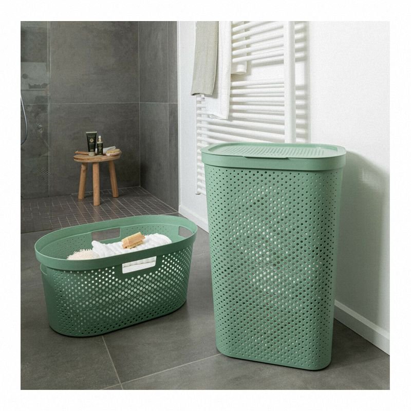 Kosz maglowy Curver Infinity Recycled 40L zielony