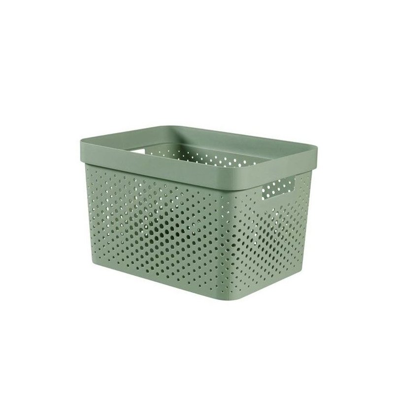 Curver Infinity pojemnik ażurowy 17L zielony 245855