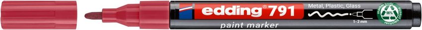 Marker olejowy e-791 EDDING PCR różowy