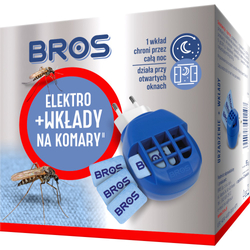 Bros na komary do kontaktu Elektrofumigator + wkłady 10 szt