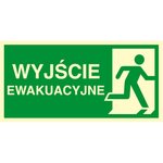 Znak TDC Kierunek Do Wyjścia Ewakuacyjnego – W Prawo 2  /TDC