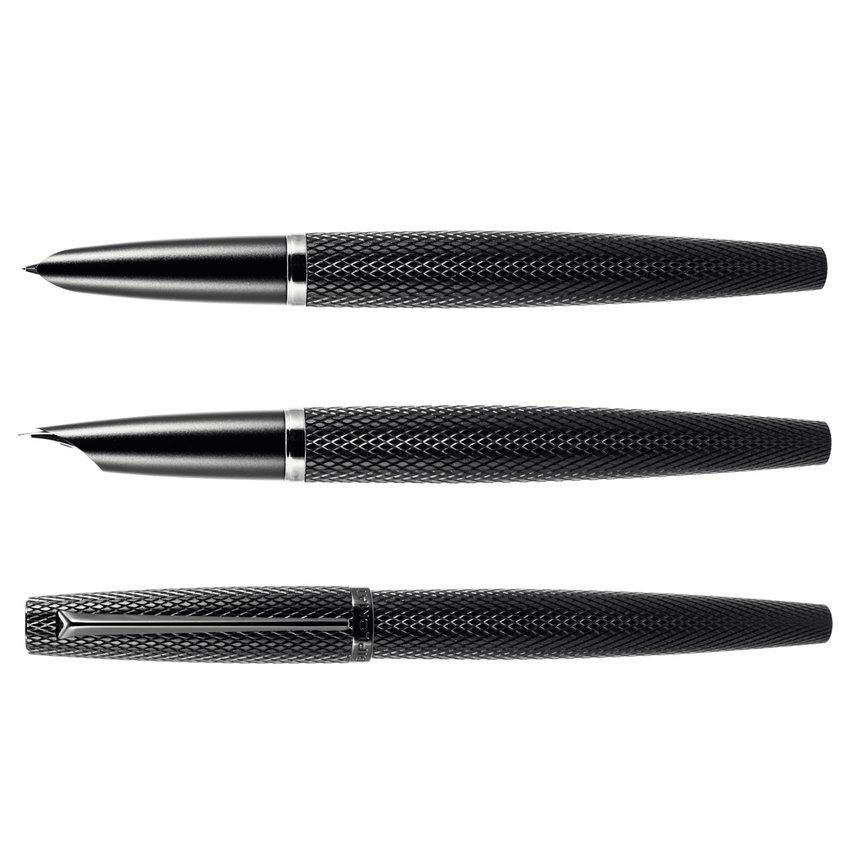 Pióro wieczne DIPLOMAT Viper guilloche F czarne