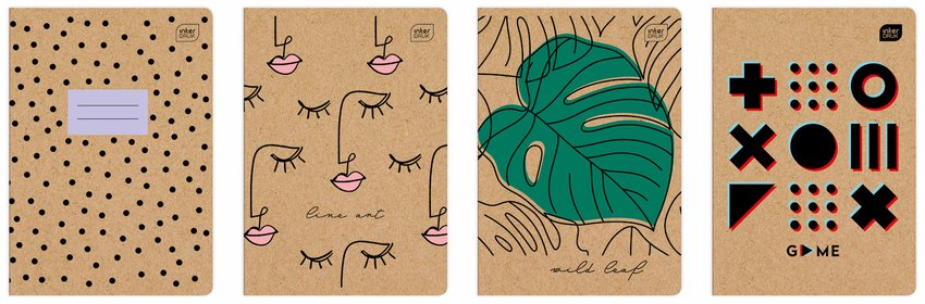 Zeszyt A5 Kraft linia 60 kartek / Interdruk