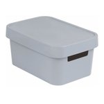 Pojemnik Infinity 11L z pokrywką jasno szary Curver 229246