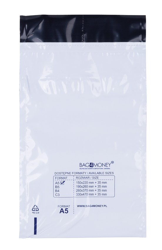 Koperta bezpieczna OFFICE PRODUCTS M5 150x220mm 50szt., biała