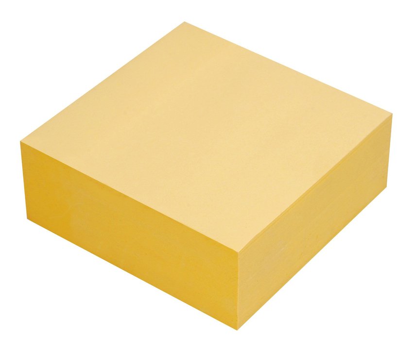 Karteczki Samoprzylepne Memobe, Kolor Żółty, 300 Kart., 75X75 Mm