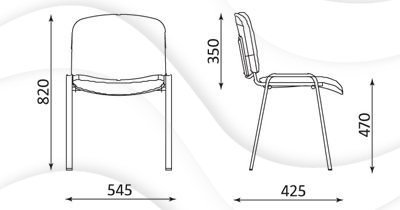 Krzesło Nowy Styl ISO Black C-4