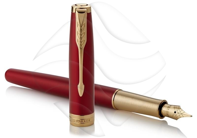 Parker Pióro Wieczne Sonnet Core Czerwony Lakier GT(18K) FP (F) [1931478]