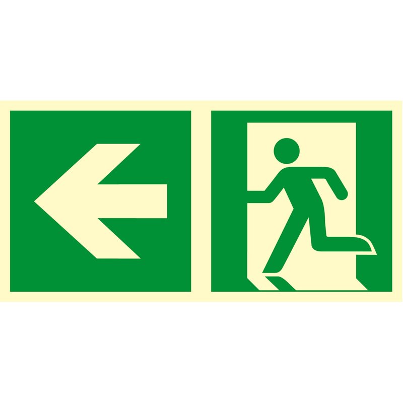 Znak TDC Kierunek Do Wyjścia Ewakuacyjnego – W Lewo  /TDC