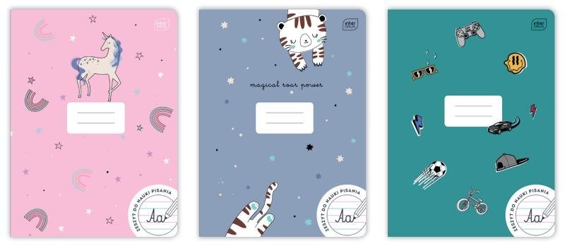 Zeszyt A4 32k Kratka 3linie 70g / Interdruk