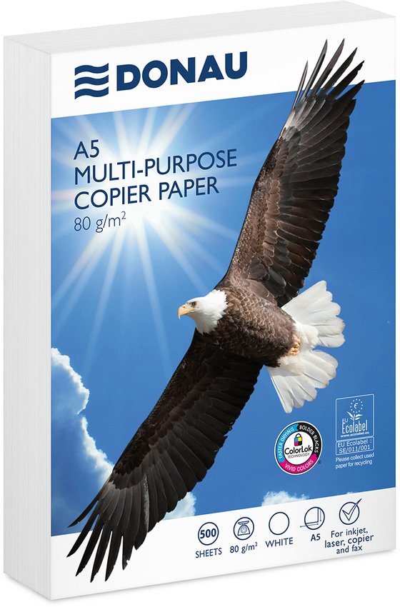 Papier ksero DONAU A5 klasa C 80gsm 500 ark.