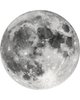 Malowanie po numerach BRUSHME okrągły śr. 40 cm księżyc 1 szt.