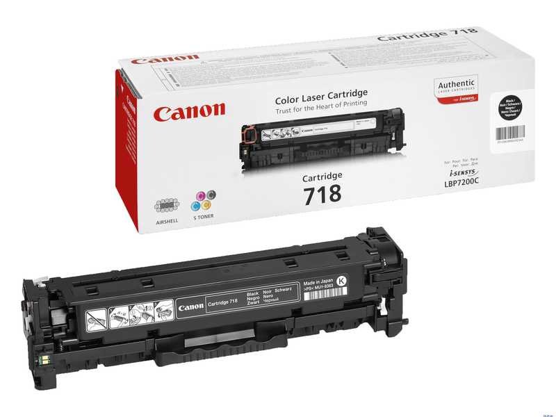 Canon CRG-718BK LBP7200/7660/7680/MF8330/8350/8380 Czarny (Oryg.)