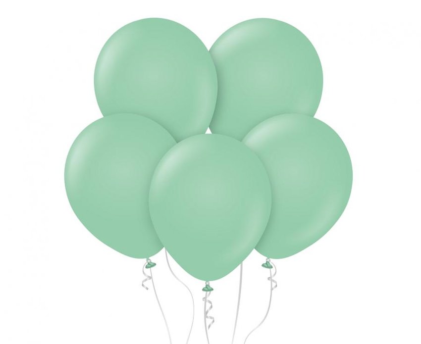 Balony Beauty&Charm, pastelowe miętowe 12"/ 10 szt. /GoDan