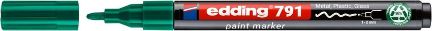 Marker olejowy e-791 EDDING PCR zielony