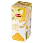 Herbata Lipton Refresh Czarna Cytrynowa 25 Torebek