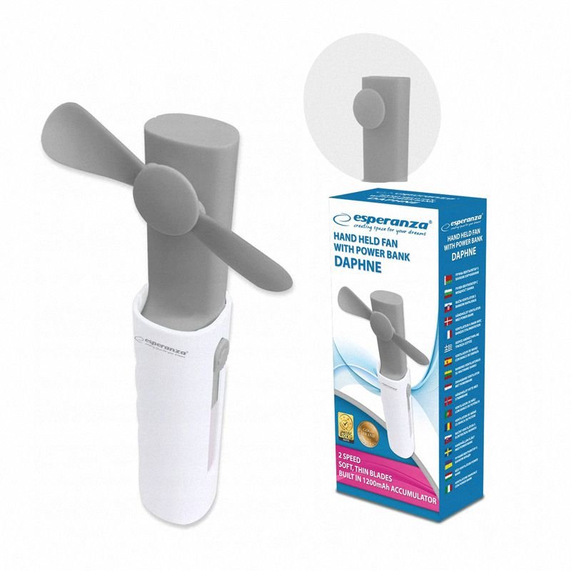 Wentylator Kompaktowy z Power Bankiem Daphne Esperanza