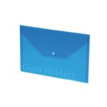 Koperta A4 PP Focus C330 Zatrzask Niebieska /Panta Plast