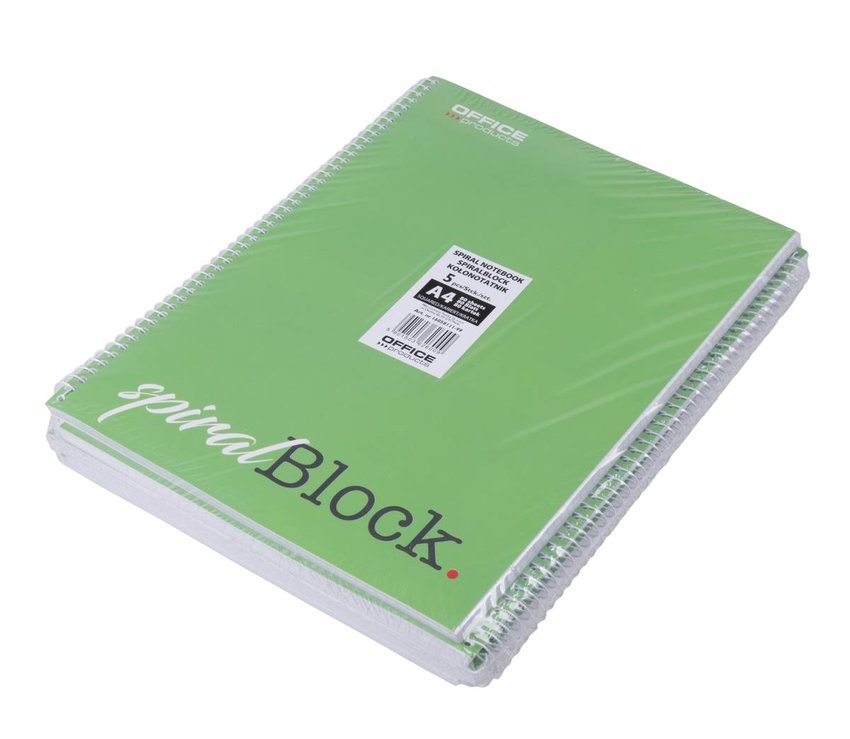 Kołonotatnik OFFICE PRODUCTS A4 w kratkę  80 kart., 70gsm