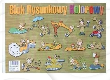 Blok Rysunkowy A4 Kolor Ok Office