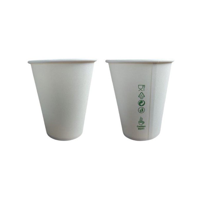 Kubek Papierowy Biały 250ml śr.80 Bio 50szt.  /Love Nature