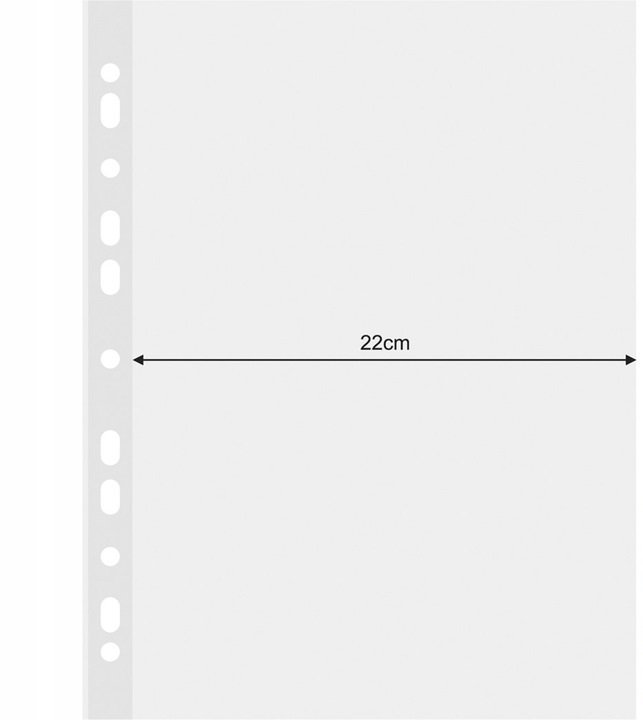 Koszulki Na Dokumenty Poszerzane (22cm) Q-Connect PP A4 Krystal 90 mikr. 50Szt.