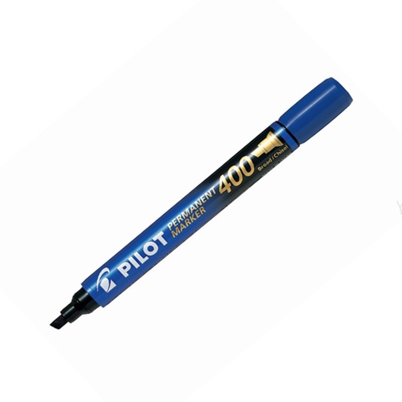 Marker Permanentny SCA-400 Niebieski Ścięty /Pilot  SCA-400-L