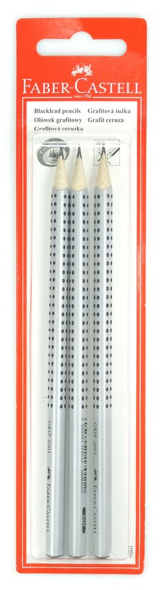 Ołówek Grip 2001 3 Szt. Blister Faber-Castell