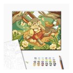 Malowanie po numerach BRUSHME 30x40 cm kids zajączki na pikniku 1 szt.