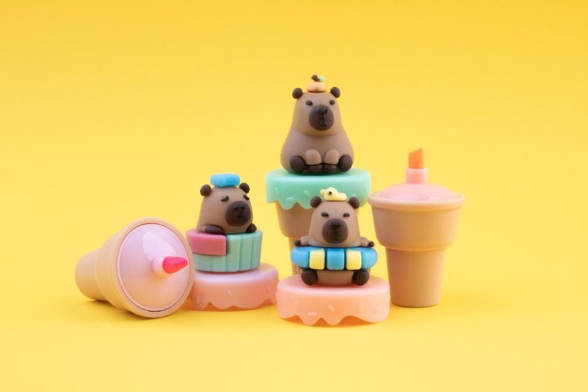 Zakreślacz Mini Kapibara ( szt. ) /Happy Color