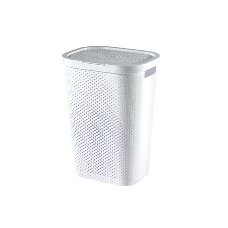 Kosz na pranie Infinity Recycled 60L biały Curver 245680