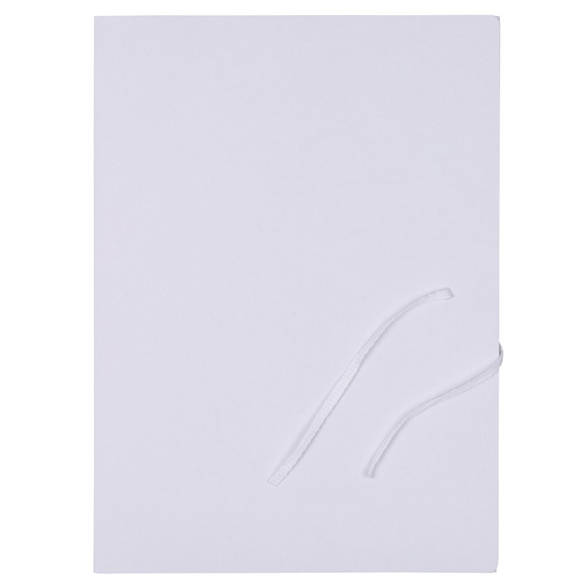 Teczka wiązana OFFICE PRODUCTS Budget karton A4 250gsm 3-skrz., biała