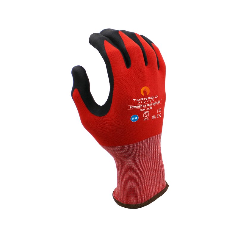 Rękawice Olba Mcr Montażowe Rozm. 8 Czerwone  /MCR Safety