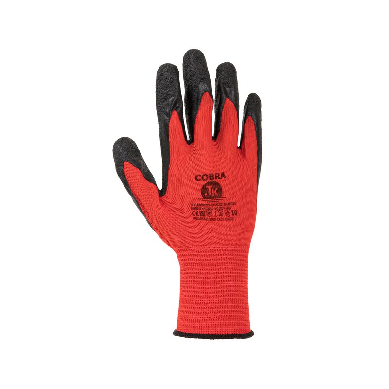 Rękawice Cobra TK Montażowe Rozm. 10 Czerwone  /TK Gloves