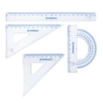 Zestaw Geometryczny Donau Mały Zawieszka Transparentny