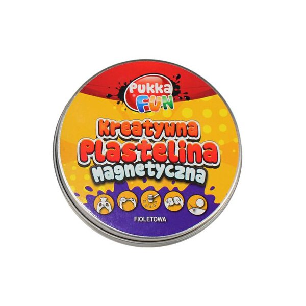 Plastelina Kreatywna Pukka Fun 60g Magnetyczna Fioletowa