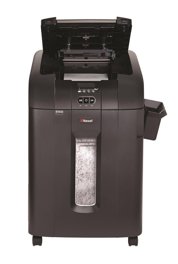 Niszczarka Automatyczna Rexel Auto+ 600X Konfetti P-4 600 Kart. 80L Karty Kredytowe/Cd Czarna
