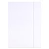 Teczka z gumką OFFICE PRODUCTS Premium karton A4 350gsm 3-skrz., biała