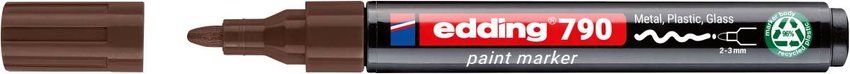 Marker olejowy e-790 EDDING PCR brązowy