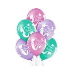 Balony D11 Birthday Mermaid, 6 szt.  /GoDan