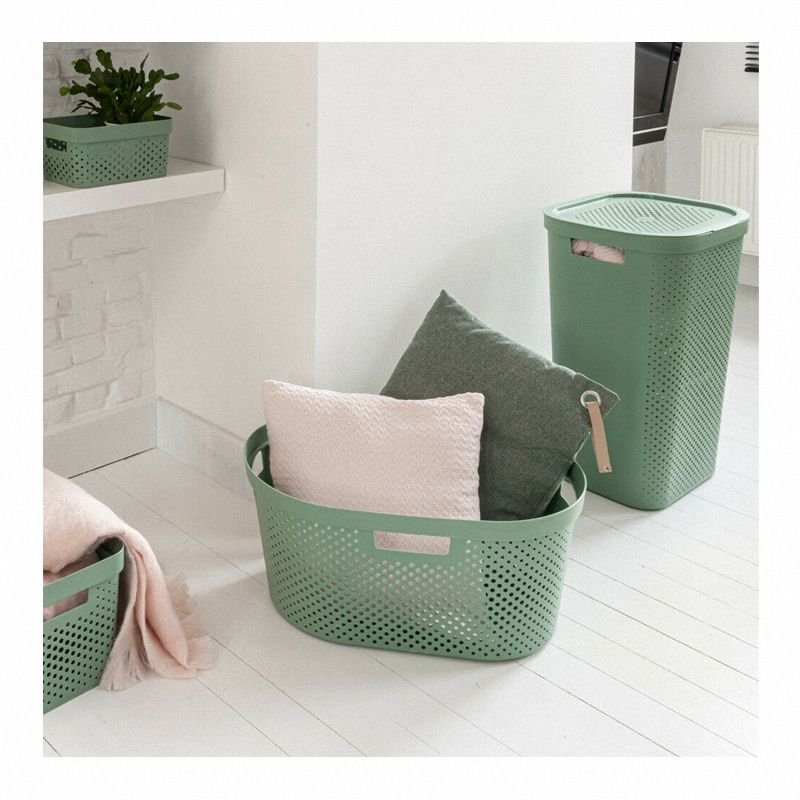 Kosz maglowy Curver Infinity Recycled 40L zielony